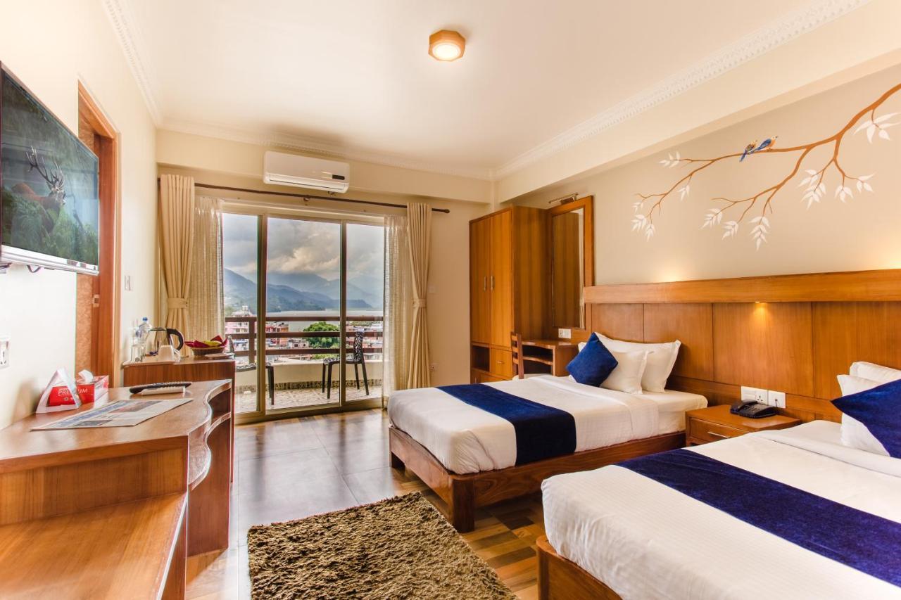פוקהרה Hotel White Pearl מראה חיצוני תמונה
